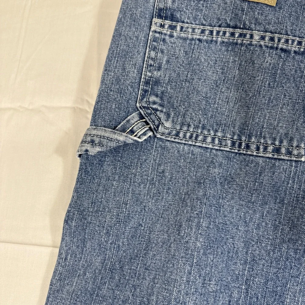 JEANS CARPENTER (2) Lee Mens  38 x 32‎ Blue Vintage 90s 100% Cotton Medium Wash